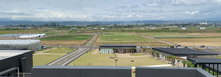 アクアイグニス仙台展望台北側景色