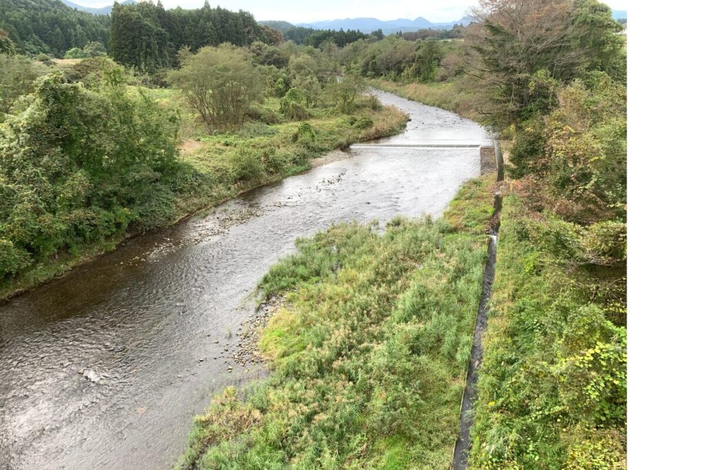 やくらい山から流れる成瀬川